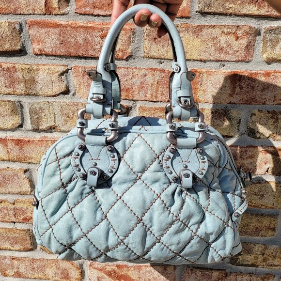 Juicy Couture Blue Quilted Leather Bag - Picture 2 of 15